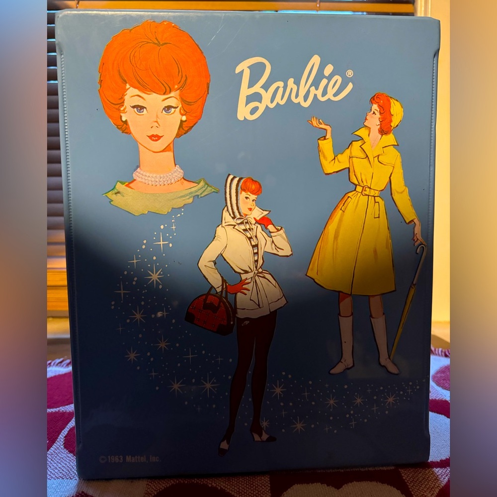 Barbie Vintage Style Box - Blue and Yellow